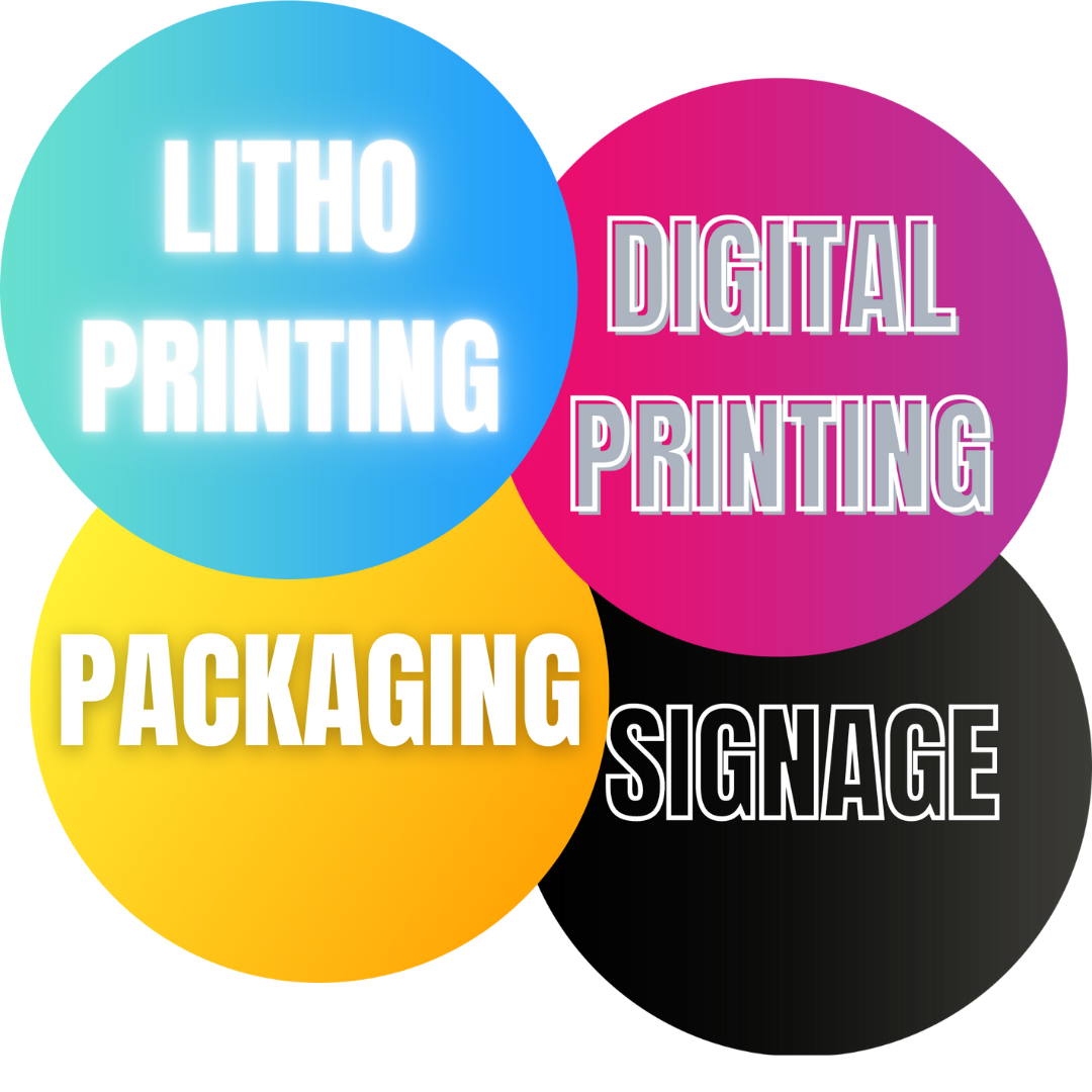 Illustration of printing and signage services